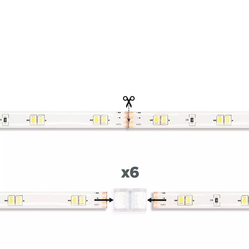 Bande Smart LED KSIX 5M 1000 lumens CCT Blanc Avec Télécommande en Tunisie