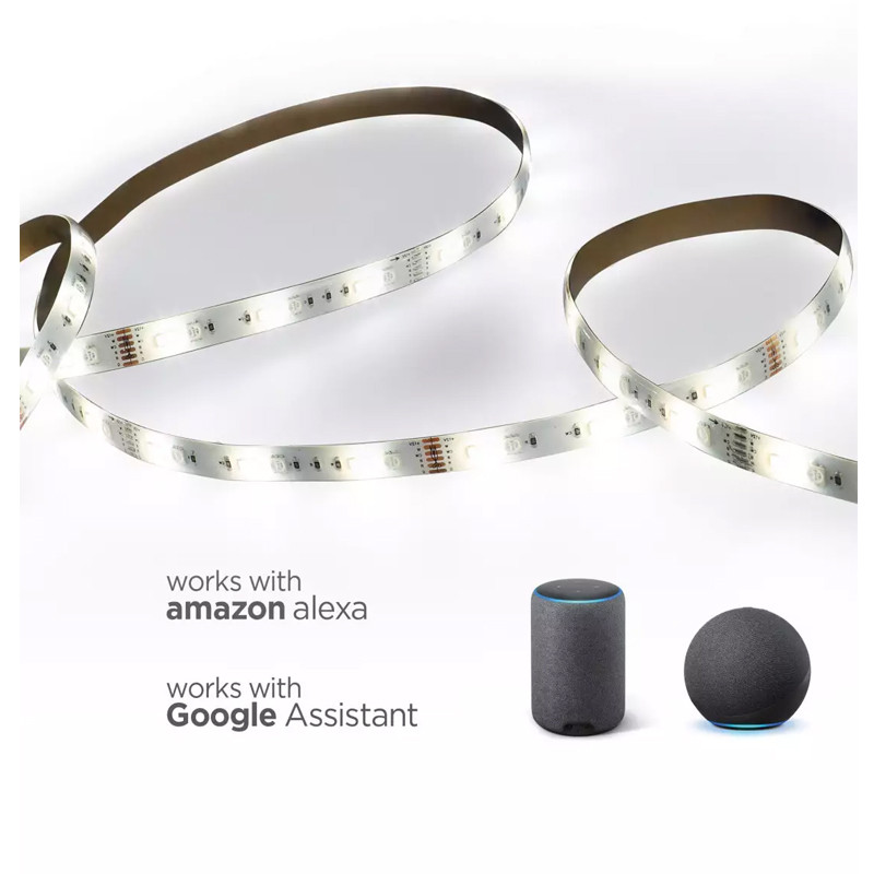 Bande Smart LED KSIX 5M 1000 lumens CCT Blanc Avec Télécommande en Tunisie