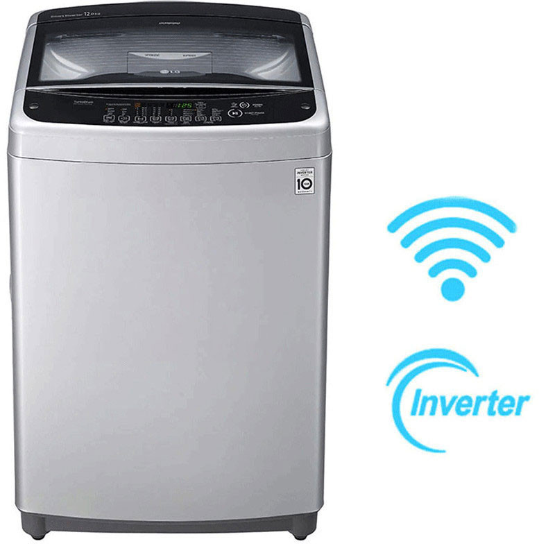 Machine A Laver Top LG 12 Kg Smart Inverter Silver (T1288NEHGE)