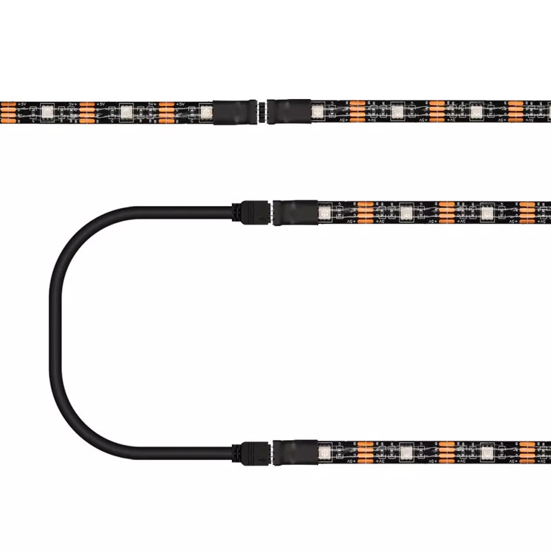 Bande LED TV Colorée KSIX 16 Couleurs RGB  Avec Télécommande en Tunisie