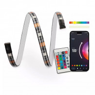 Bande LED TV Colorée KSIX 16 Couleurs RGB  Avec Télécommande en Tunisie