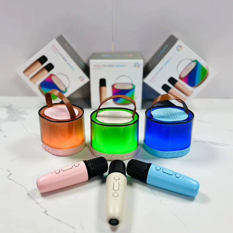 Haut-Parleur Bluetooth K52 Karaoké Blanc En Tunisie