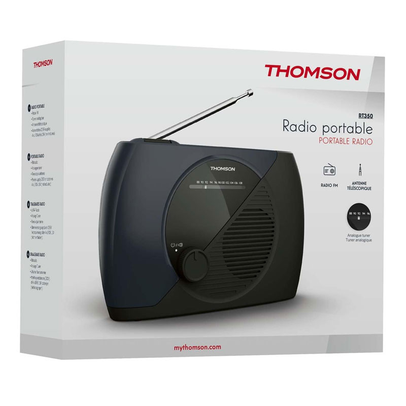 Radio FM Thomson RT350 Noir en Tunisie