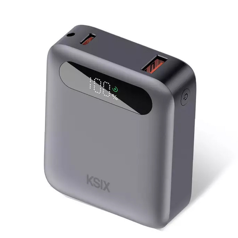 Power Bank Ksix 22.5W 10 000 mAh Gris En Tunisie