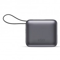Power Bank Ksix 22.5W 10 000 mAh Avec Câbles Gris En Tunisie