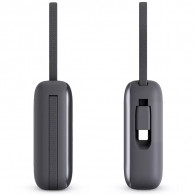 Power Bank Ksix 22.5W 10 000 mAh Avec Câbles Gris En Tunisie