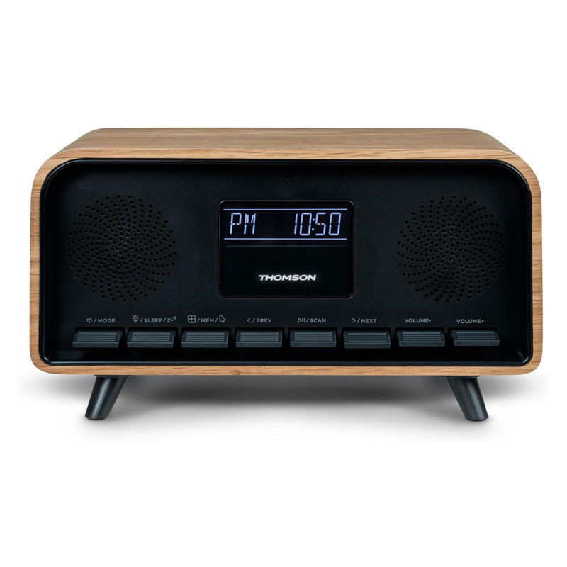Radio & Réveil Thomson Cosy Avec Haut Parleur Bois en Tunisie