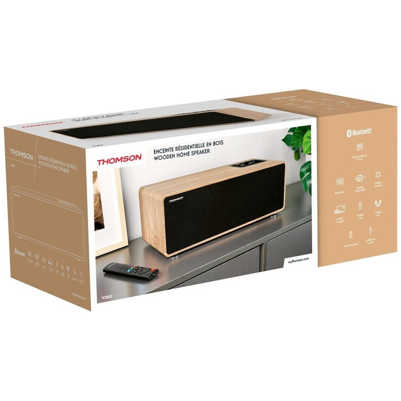 Haut Parleur Bluetooth Thomson Résidentielle Cosy WS852 150W Bois en Tunisie