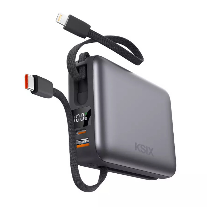 Power Bank Ksix 22.5W 20 000 mAh Gris En Tunisie