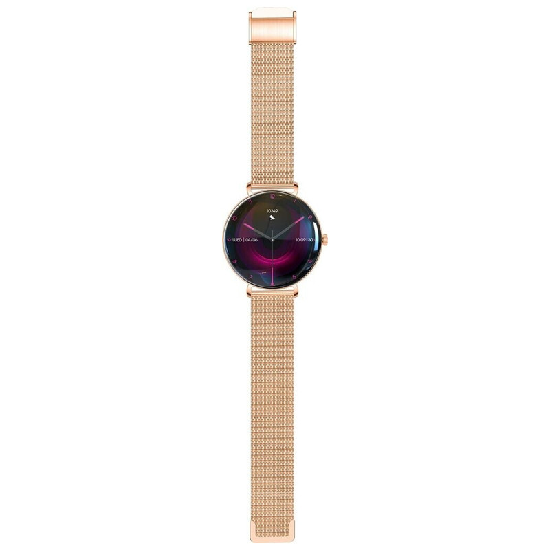 Montre Connectée Forever Lucca SB-370 Rose Gold + Bracelet Patchwork en Tunisie