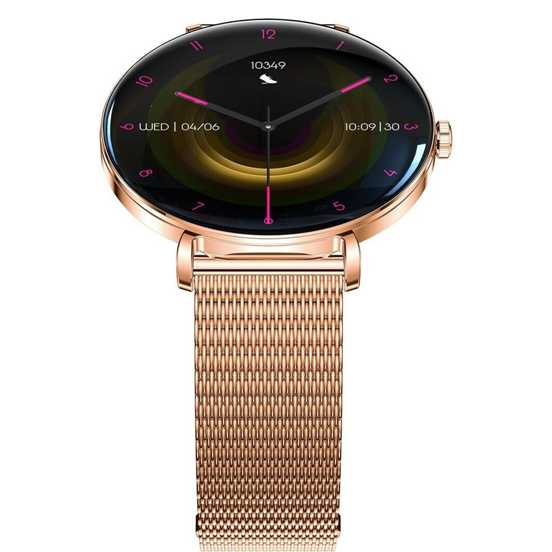 Montre Connectée Forever Lucca SB-370 Rose Gold + Bracelet Patchwork en Tunisie