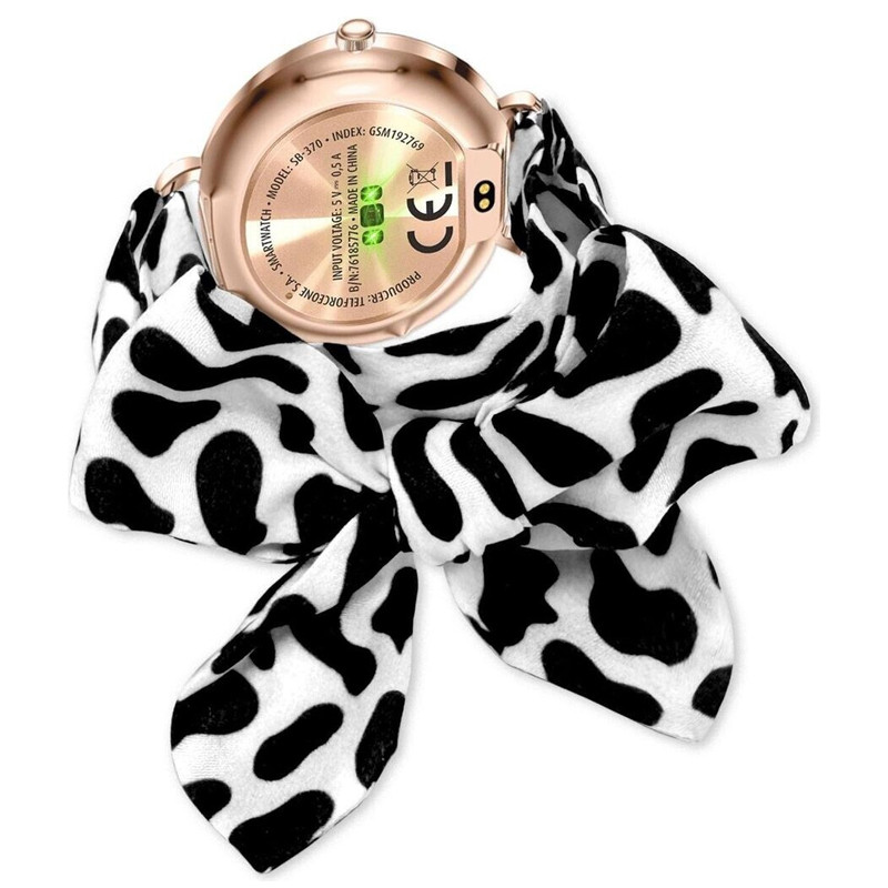 Montre Connectée Forever Lucca SB-370 Rose Gold + Bracelet Patchwork en Tunisie