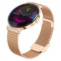 Montre Connectée Forever Lucca SB-370 Rose Gold + Bracelet Patchwork en Tunisie