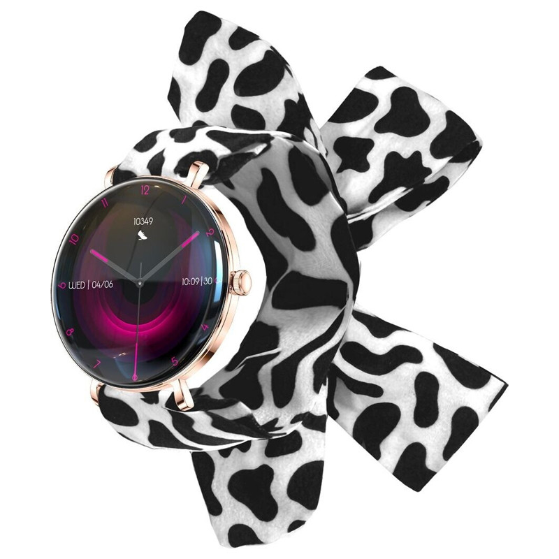 Montre Connectée Forever Lucca SB-370 Rose Gold + Bracelet Patchwork en Tunisie