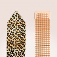 Montre Connectée Forever Lucca SB-370 Rose Gold + Bracelet Léopard en Tunisie