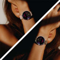 Montre Connectée Forever Lucca SB-370 Rose Gold + Bracelet Léopard en Tunisie