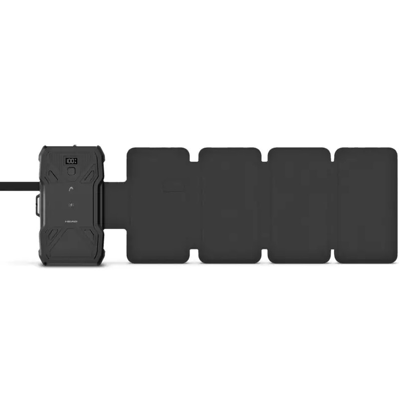Power Bank Ksix Head Solaire 22.5W 10 000 mAh Noir