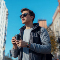 Montre Connectée Forever SWM-300 Tiron Noir en Tunisie