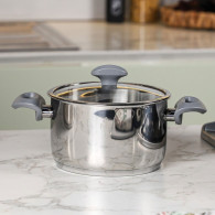 Batterie de Cuisine Falez 45 Pièces Inox en Tunisie