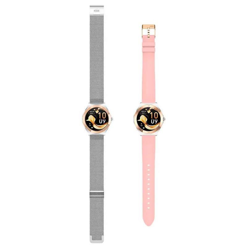 Montre Connectée Ksix Lya Silver + Bracelet Rose en Tunisie