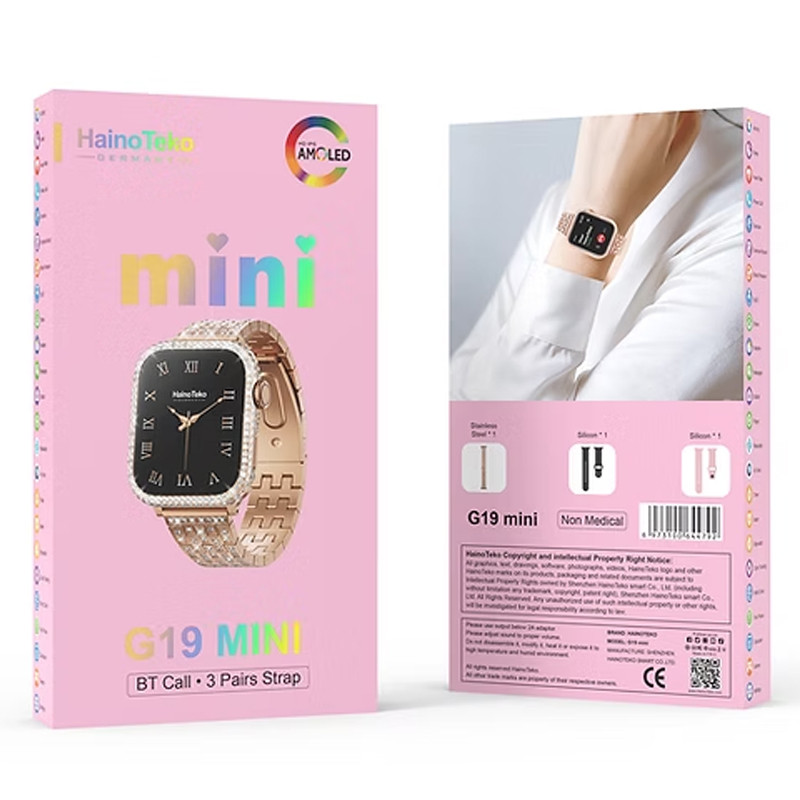 Montre Connectée Haino Teko G19 MINI+ 2 Ceintures En Tunisie