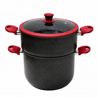 Couscoussier MCS 6 Litres Granite Rouge en Tunisie