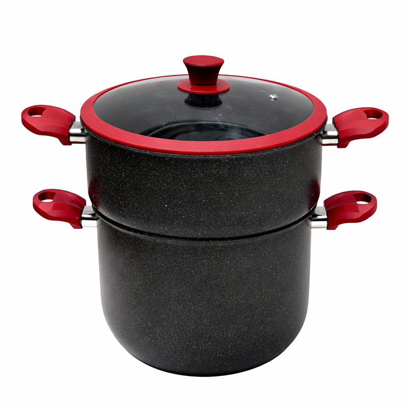 Couscoussier MCS 6 Litres Granite Rouge en Tunisie