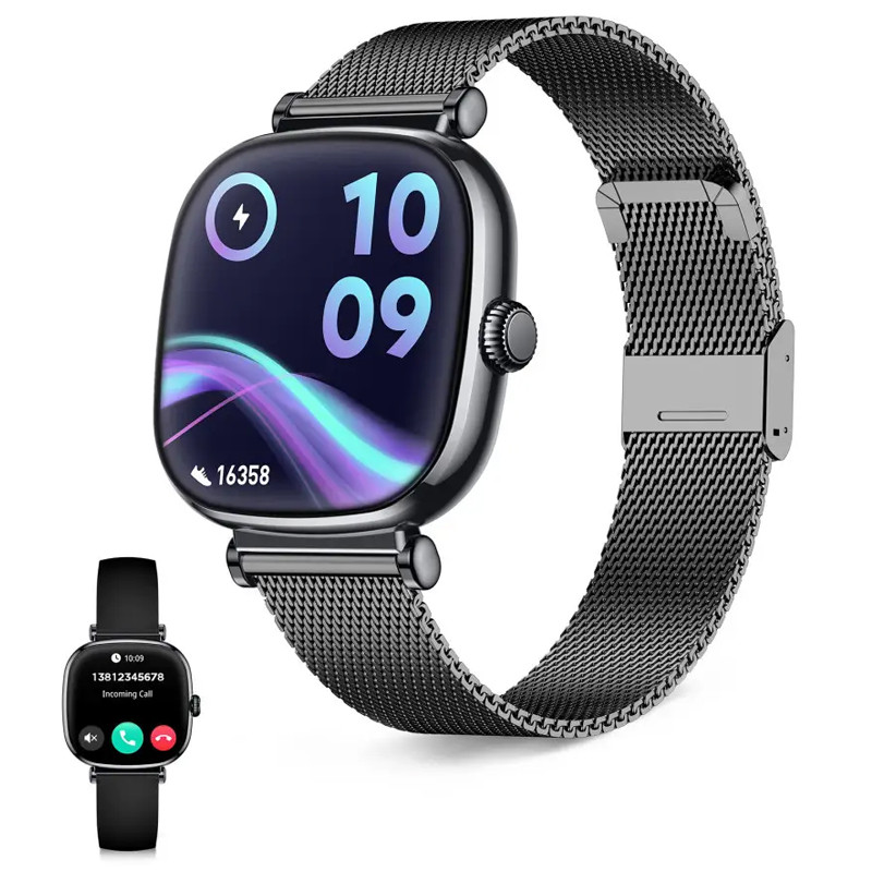 Montre Connectée Ksix Iria Noir + Bracelet Noir en Tunisie