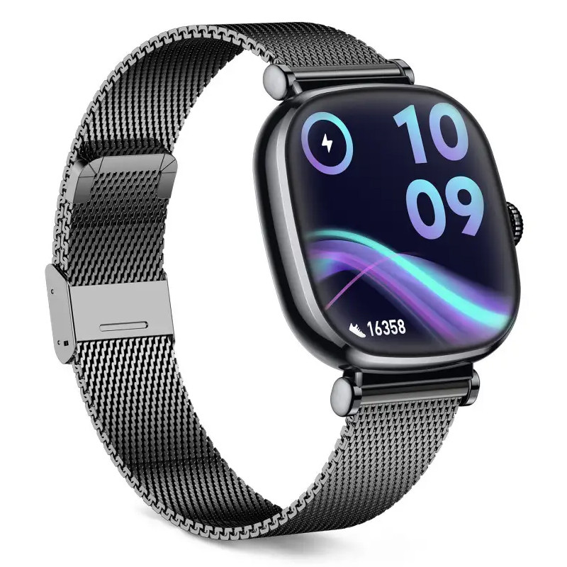 Montre Connectée Ksix Iria Noir + Bracelet Noir en Tunisie