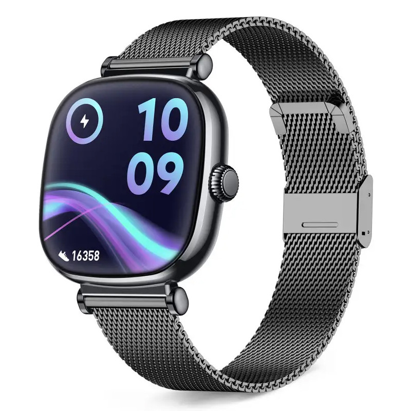 Montre Connectée Ksix Iria Noir + Bracelet Noir en Tunisie