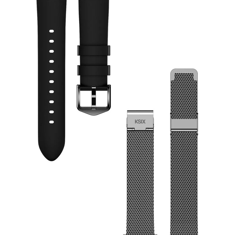 Montre Connectée Ksix Iria Noir + Bracelet Noir en Tunisie