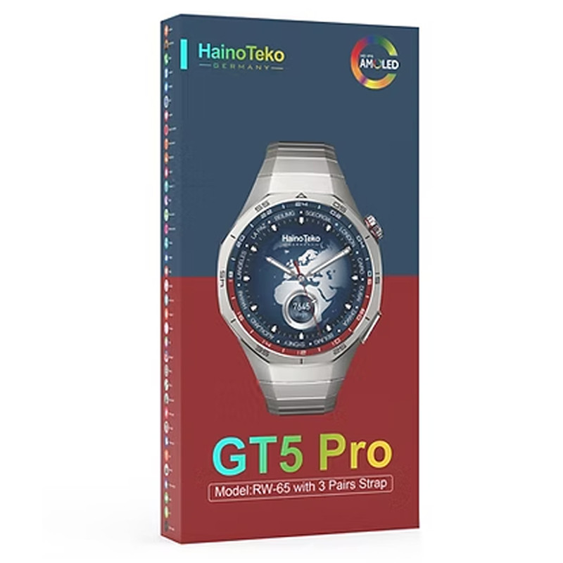 Montre Connectée Haino Teko GT5 PRO RW-65+ 2 Ceintures En Tunisie