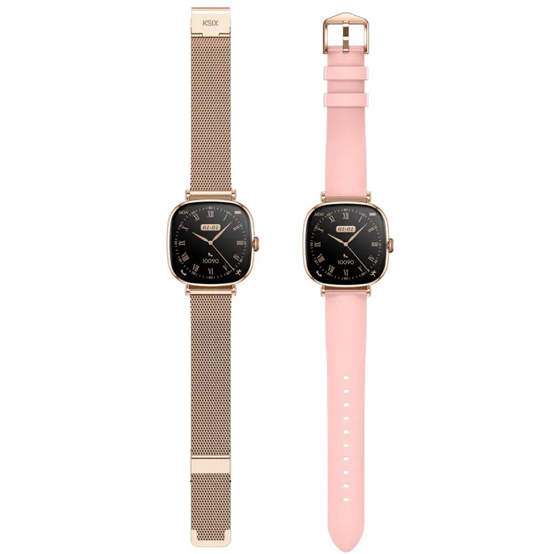 Montre Connectée Ksix Iria Rose Gold + Bracelet Rose en Tunisie