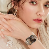 Montre Connectée Haino Teko SQ-17 Mini Silver + 2 Ceintures En Tunisie