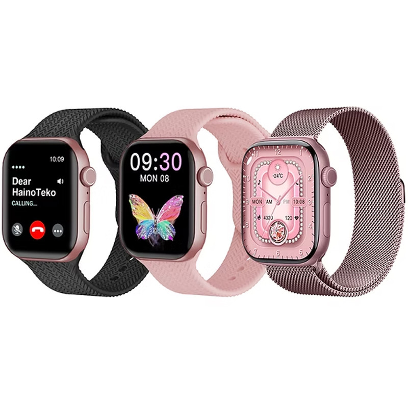 Montre Connectée Haino Teko SQ-17 Mini Silver + 2 Ceintures En Tunisie