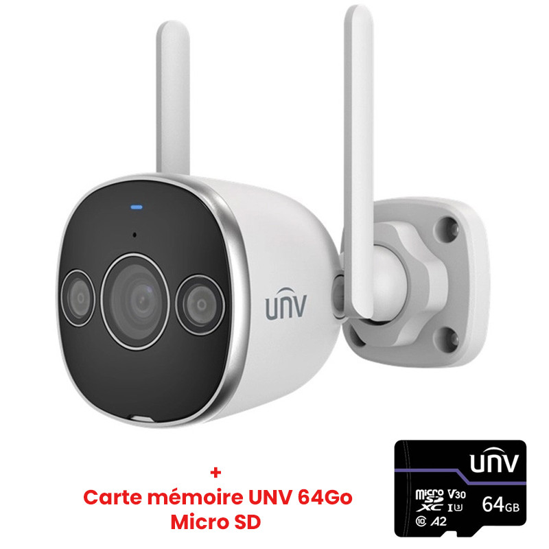 Caméra De Surveillance Externe Uniview B2D-B2D-M3F3D 3MP Blanc en Tunisie