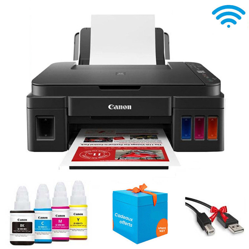 Imprimante à Réservoir Intégré Canon Pixma G3410 3en1 Couleur Wi-Fi Noir