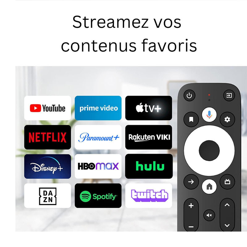 Box TV Android Dcolor GD2 2G 32G Noir en Tunisie