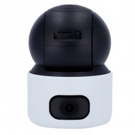 Caméra De Surveillance Interne Uniarch IP Double Objectif 6 MP (3 MP + 3 MP) Blanc en Tunisie