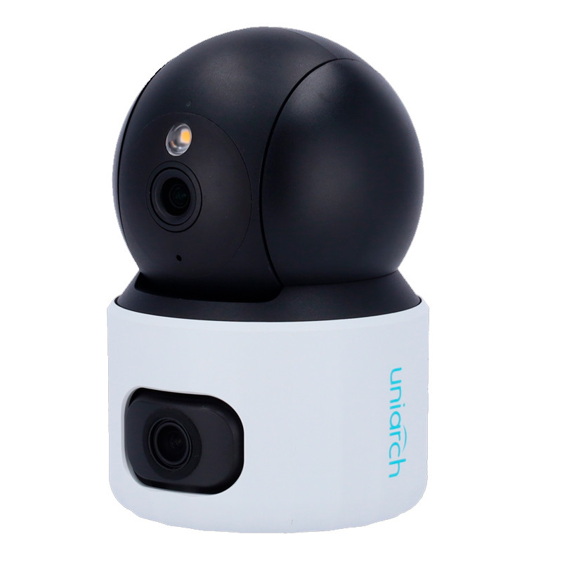Caméra De Surveillance Interne Uniarch IP Double Objectif 6 MP (3 MP + 3 MP) Blanc en Tunisie