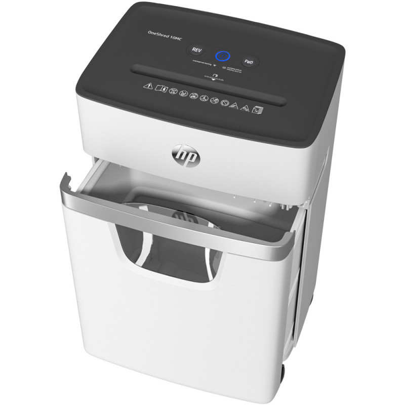 Destructeur De Documents HP One Shred 10MC Blanc en Tunisie