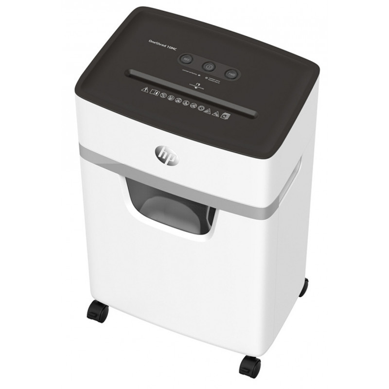 Destructeur De Documents HP One Shred 10MC Blanc en Tunisie