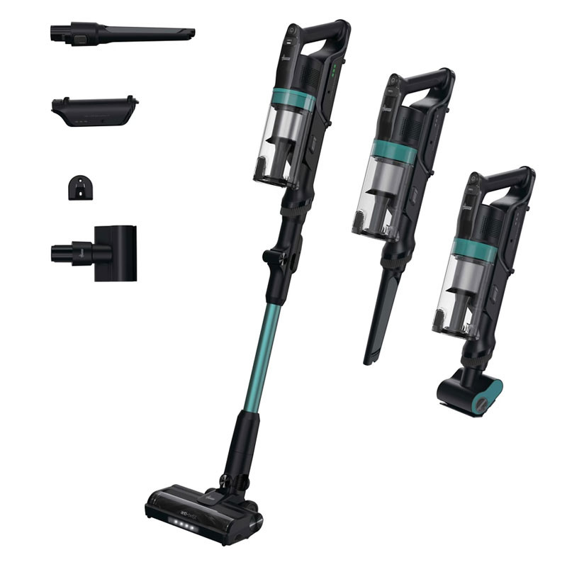 Aspirateur Balai Sans Fil Hoover Petflexi 165W Noir & Turquoise en Tunisie