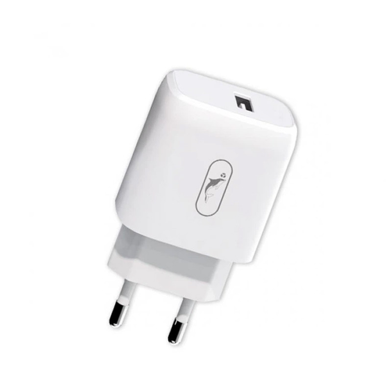 Chargeur Sky Dolphin SC22E Lightning Smart Charge Blanc en Tunisie