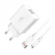 Chargeur Sky Dolphin SC30V Micro USB 2.1A Double Ports Blanc en Tunisie