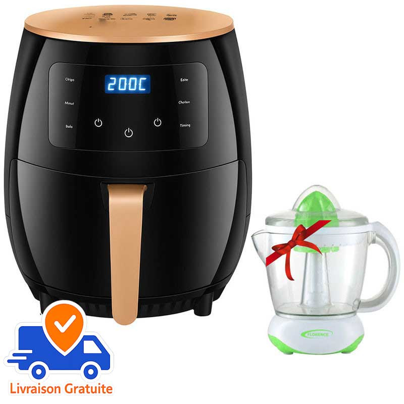 Air Fryer HM Crest HM-18 2400W 6L Noir en Tunisie