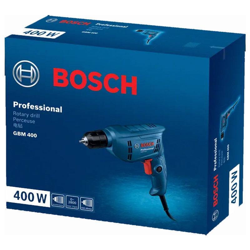 Perceuse Électrique Pro Bosch GSB 400 400W Bleu En Tunisie
