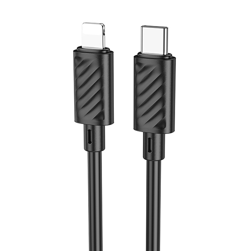 Chargeur Hoco CS22A Type-C Vers Lightning 30W Noir en Tunisie