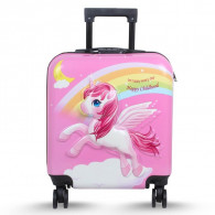Valise Enfant Carre Disney 3D Unicorn Fly 28 Litres Rose En Tunisie