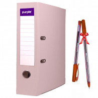 Classeur à Levier Purple Essential 75mm A4 Beige en Tunisie